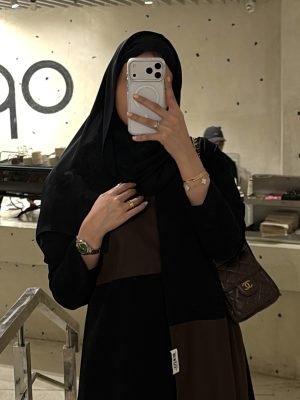 brown abaya